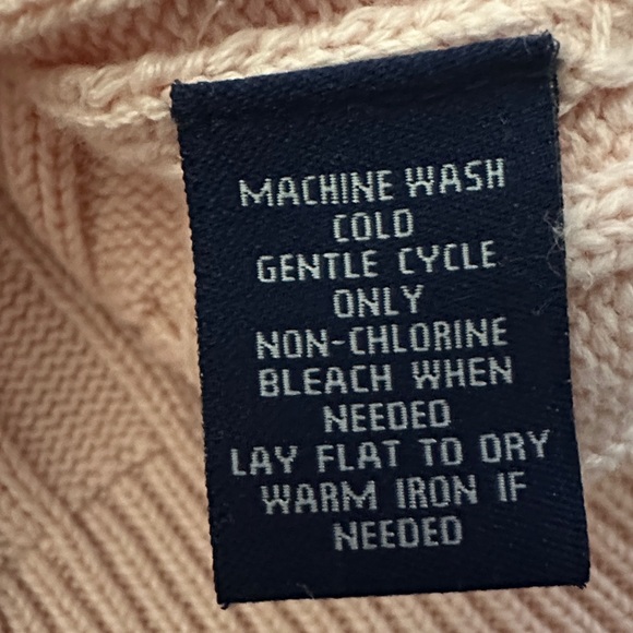 Chaps Pink Sweater Set PM (Petite Medium) Cable Knit 2 Piece - Picture 16 of 16